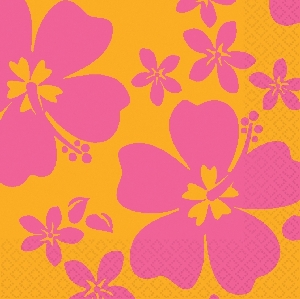 Servilleta 33X33 (16) HIBISCUS pink