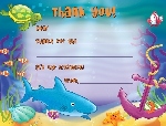 THANK YOU:UNDER THE SEA