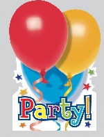 INVITE:BALLOON & STARS