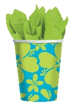 Vaso 266ml (8) HIBISCUS blue