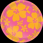 Plato 26.6cm (8) HIBISCUS pink