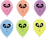 R12 G LATEX NEON SURTIDO ALIENS