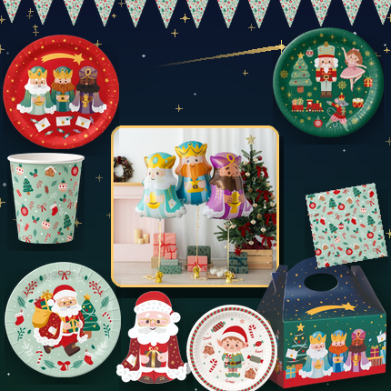 NUEVA COLECCIÓN NAVIDAD VAJILLA, COMPLEMENTOS Y GLOBOS LIRAGRAM