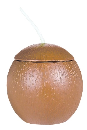 vasos forma de coco