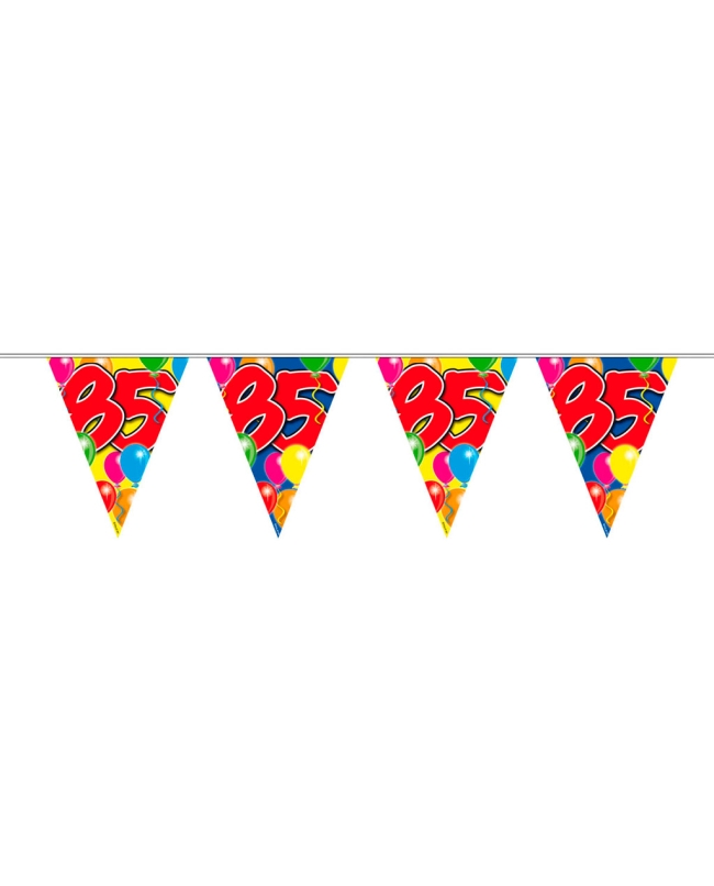 Banderin Globos Nº 85 Plastico 10m