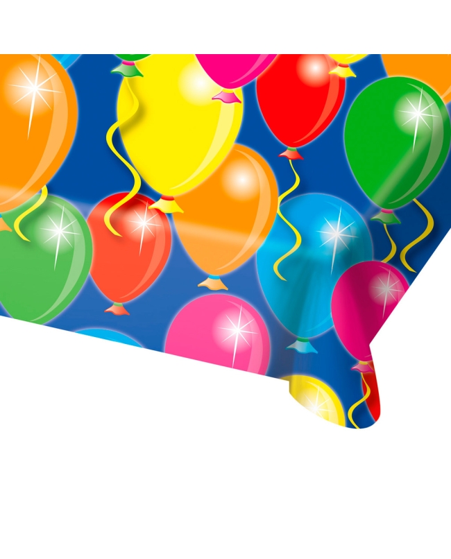 Mantel Globos 130X180cm Plastico