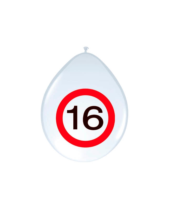 Globo Latex Señal Trafico Nº 16