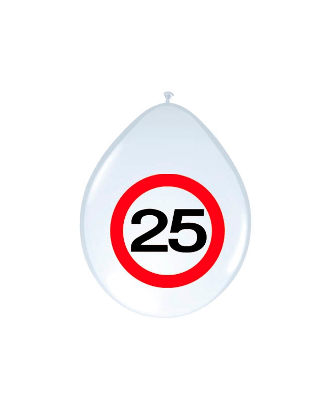 Globo Latex Señal Trafico Nº 25