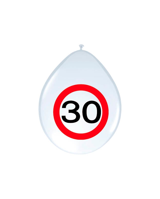 Globo Latex Señal Trafico Nº 30