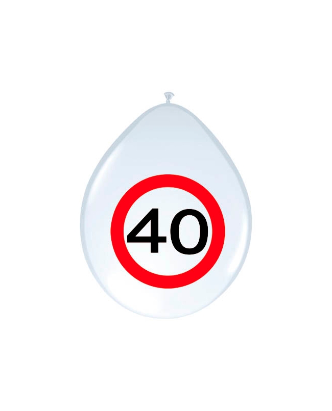 Globo Latex Señal Trafico Nº 40