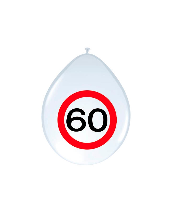 Globo Latex Señal Trafico Nº 60