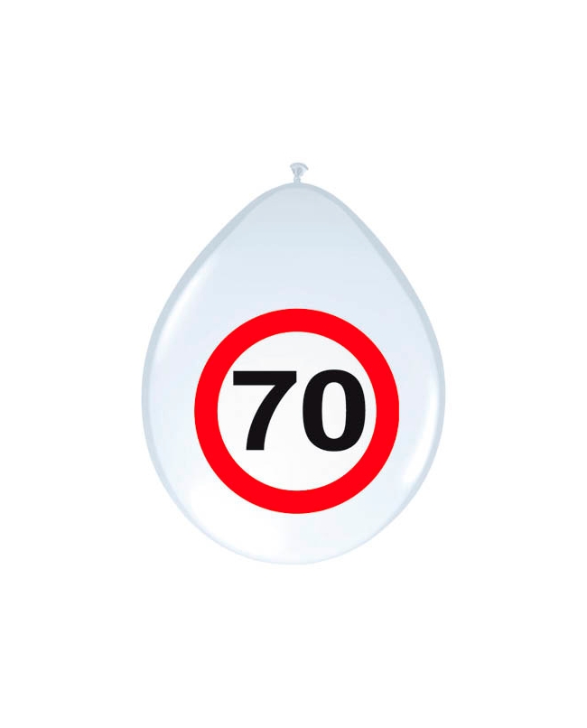 Globo Latex Señal Trafico Nº 70