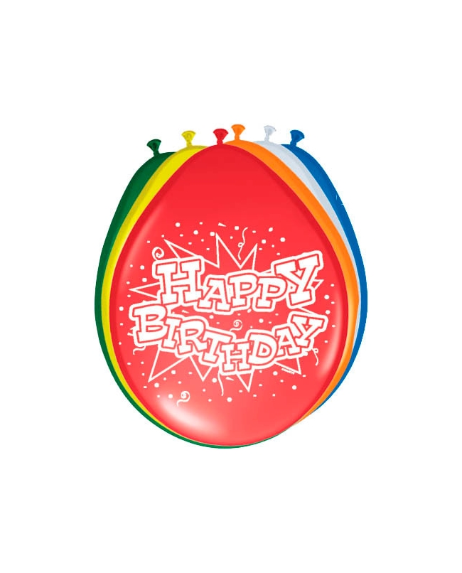 Globo Latex Happy Bday 30cm