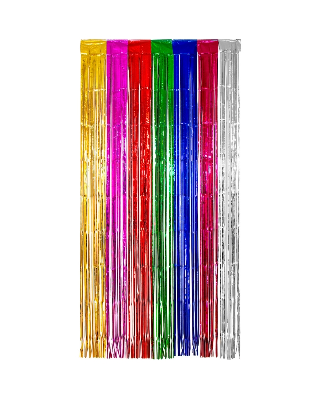 Cortina Flecos Foil Arcoiris 1X2m