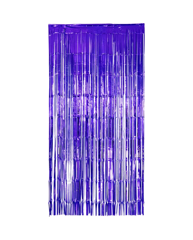Cortina Flecos Foil Azul 1X2m