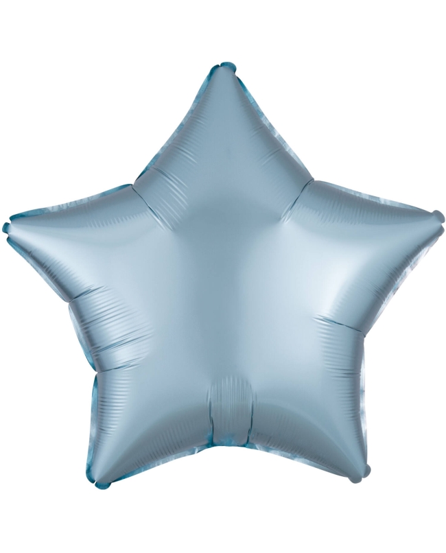 19/48cm Estrella Azul Pastel Satin