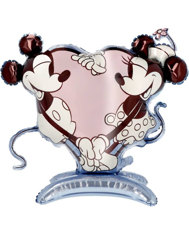 Globo Forma Foil Pie Mickey Y Minnie 79cm