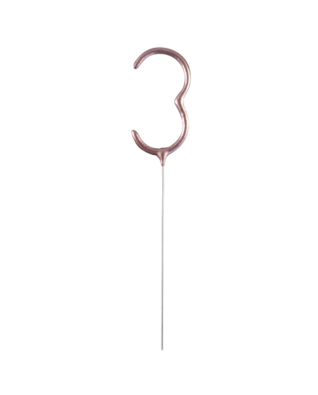Bengala Nº 3 Oro Rosa 14,5cm 30-60 Pulgadas