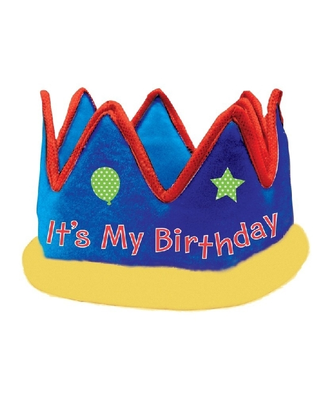 Gorro Corona It S My Birthday 58X14cm Tela