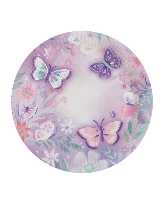 Platos 23cm Mariposas