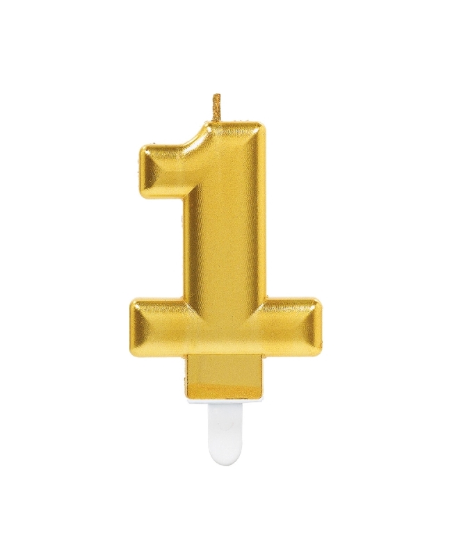 Vela Oro Nº 1 9,3cm