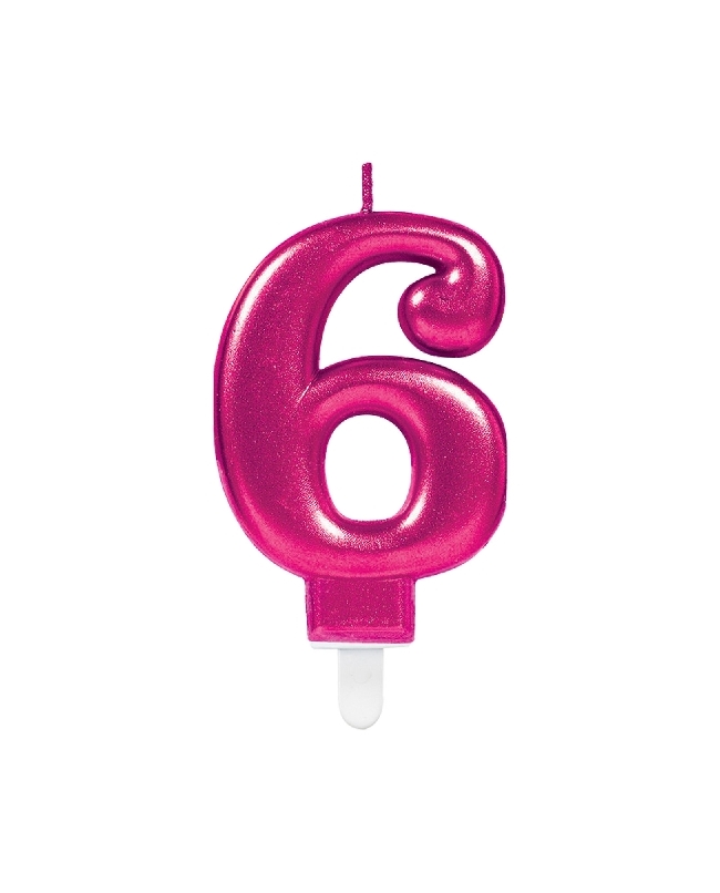 Vela Rosa Nº 6 9,3cm