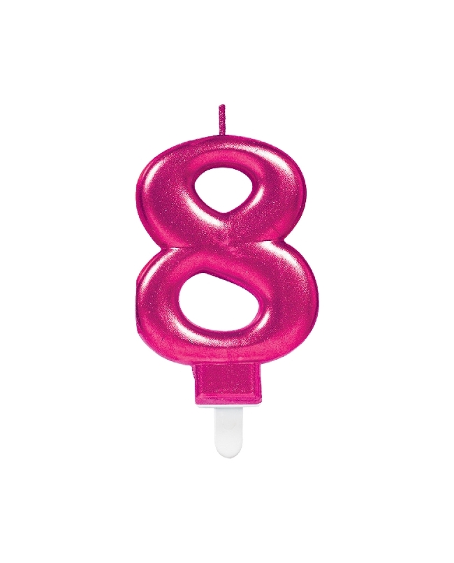 Vela Rosa Nº 8 9,3cm