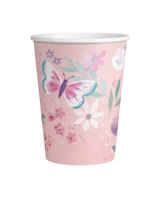 Vasos 250ml Mariposas