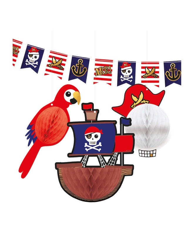 Kit Decoracion Mapa Piratas