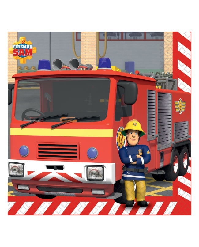 Servilletas 33X33 Sam Bombero