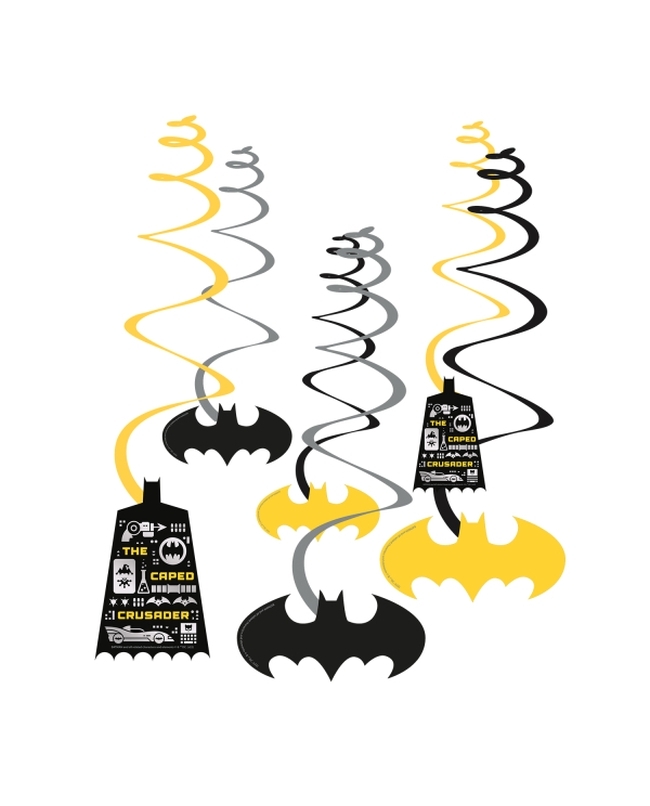 Decor. Colg. Espiral Batman Papel 60cm