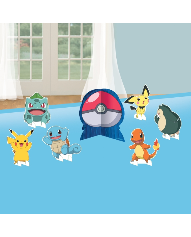 Kit Decoracion Mesa Pokemon 2024 8X10-13X17cm 