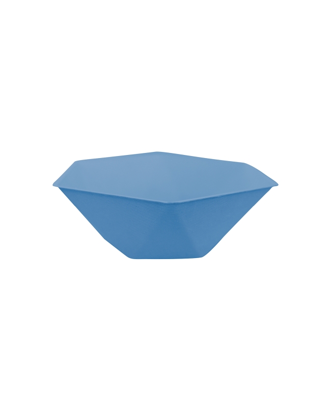 Bowls Hexag. 15.8X13.7cm Vert Decor Azul Oscuro