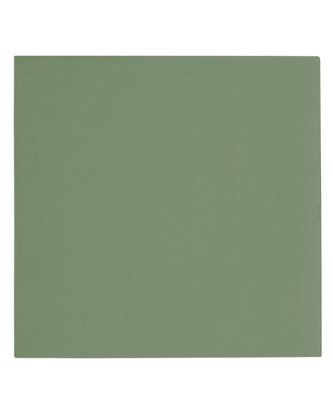 Servilletas 33X33cm 3P Vert Decor Verde Oscuro
