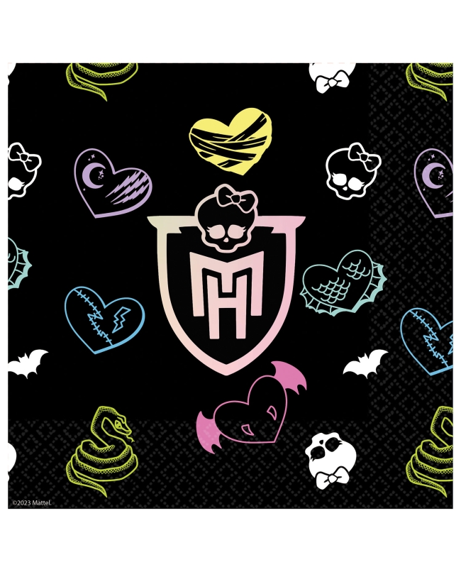 Servilletas 33X33 Monster High