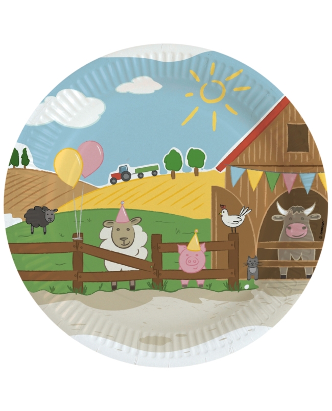 Platos 23cm La granja