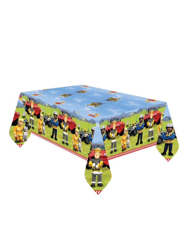 Mantel Papel Sam Bombero 120X180cm