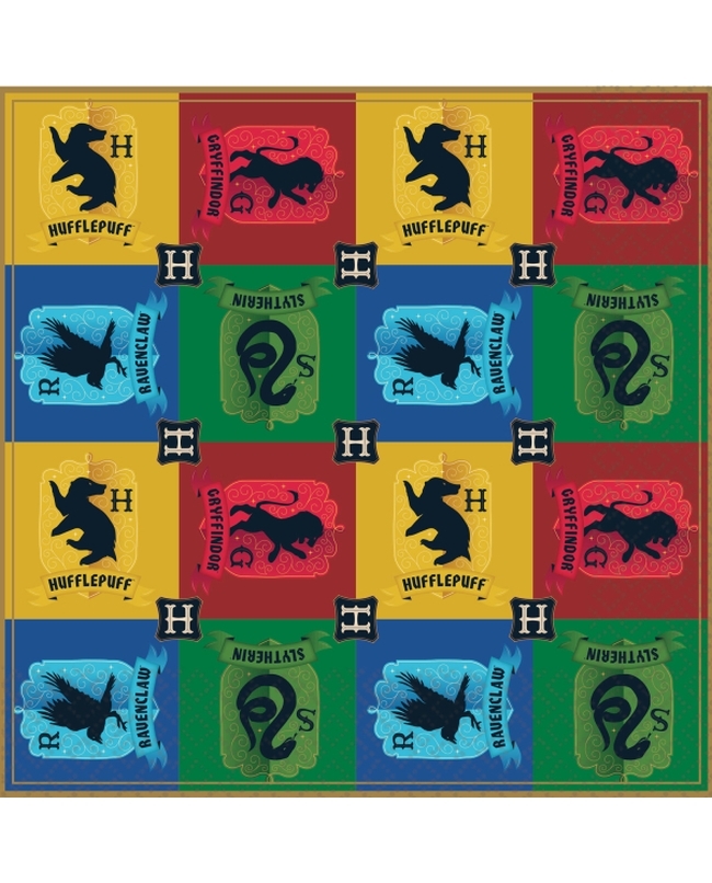Servilletas 33X33 Harry Potter Escudos