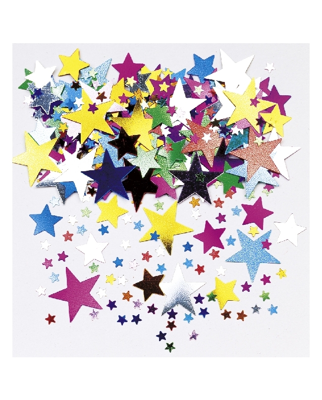 Confeti Estrellas Multicolor Foil 14gr
