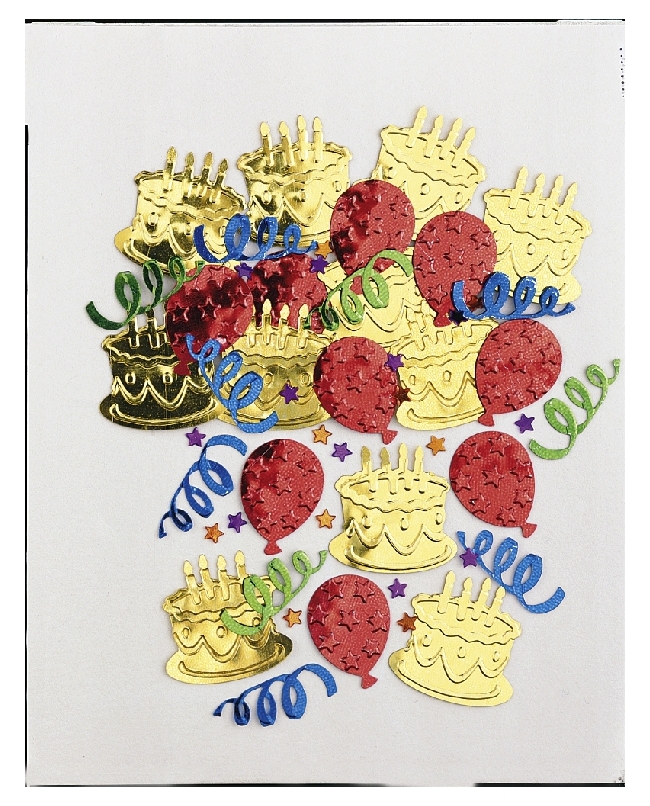 Confeti Globos Y Tartas Multicolor 14gr