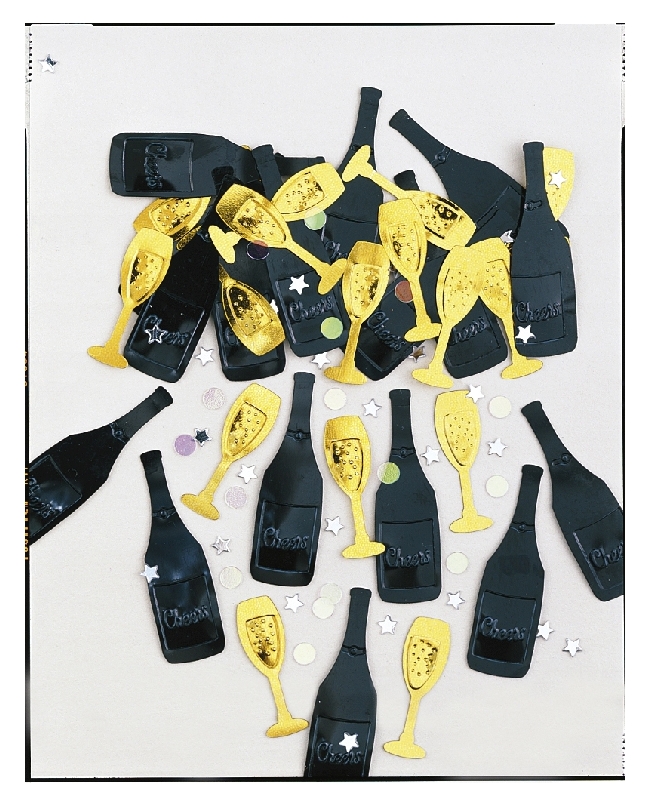 Confeti Botellas Y Copas 14gr
