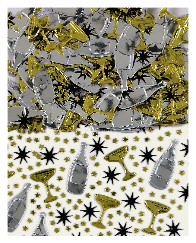 Confeti Botellas Y Copas 14gr