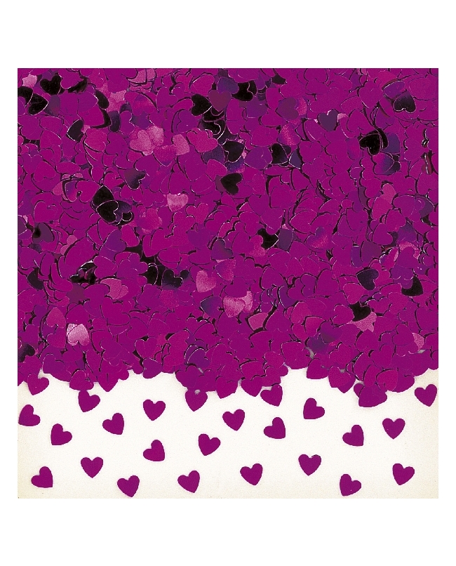 Confeti Corazones Mini Fucsia 14gr