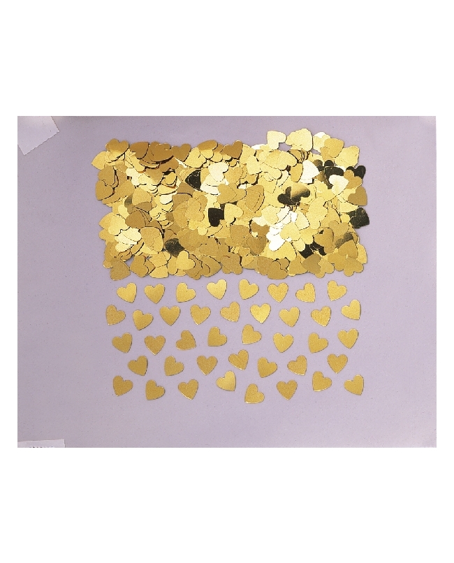 Confeti Corazones Mini Oro 14gr
