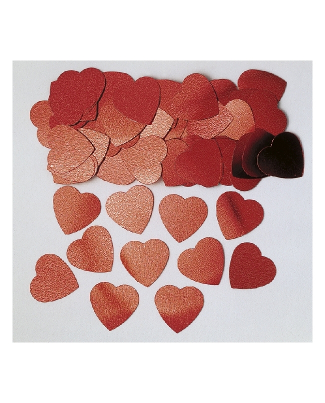 Confeti Corazones Rojos Jumbo 14gr