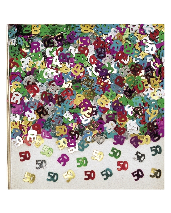 Confeti Numero 50 Multicolor 14gr