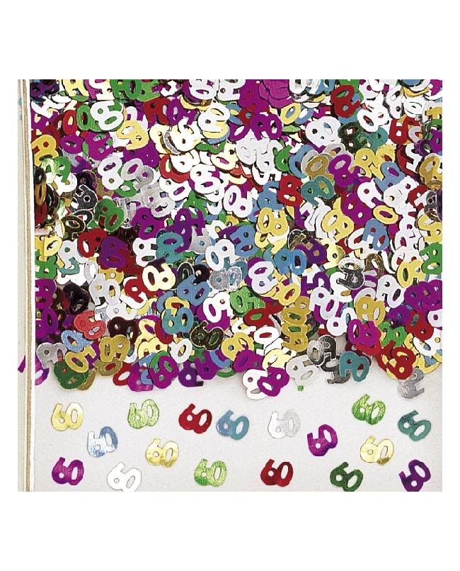 Confeti Numero 60 Multicolor 14gr