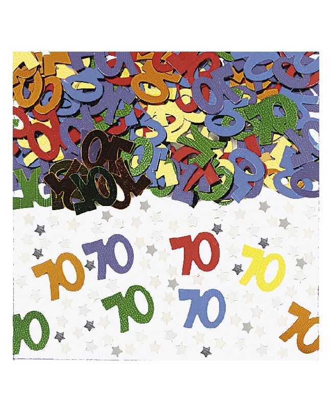 Confeti Numero 70 Multicolor 14gr