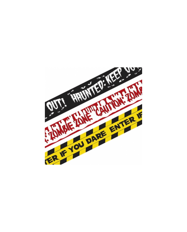 Banderin Precaucion Halloween 9.1M Foil