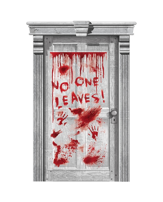 Deco Puerta No One Leaves Sangre 165X85cm
